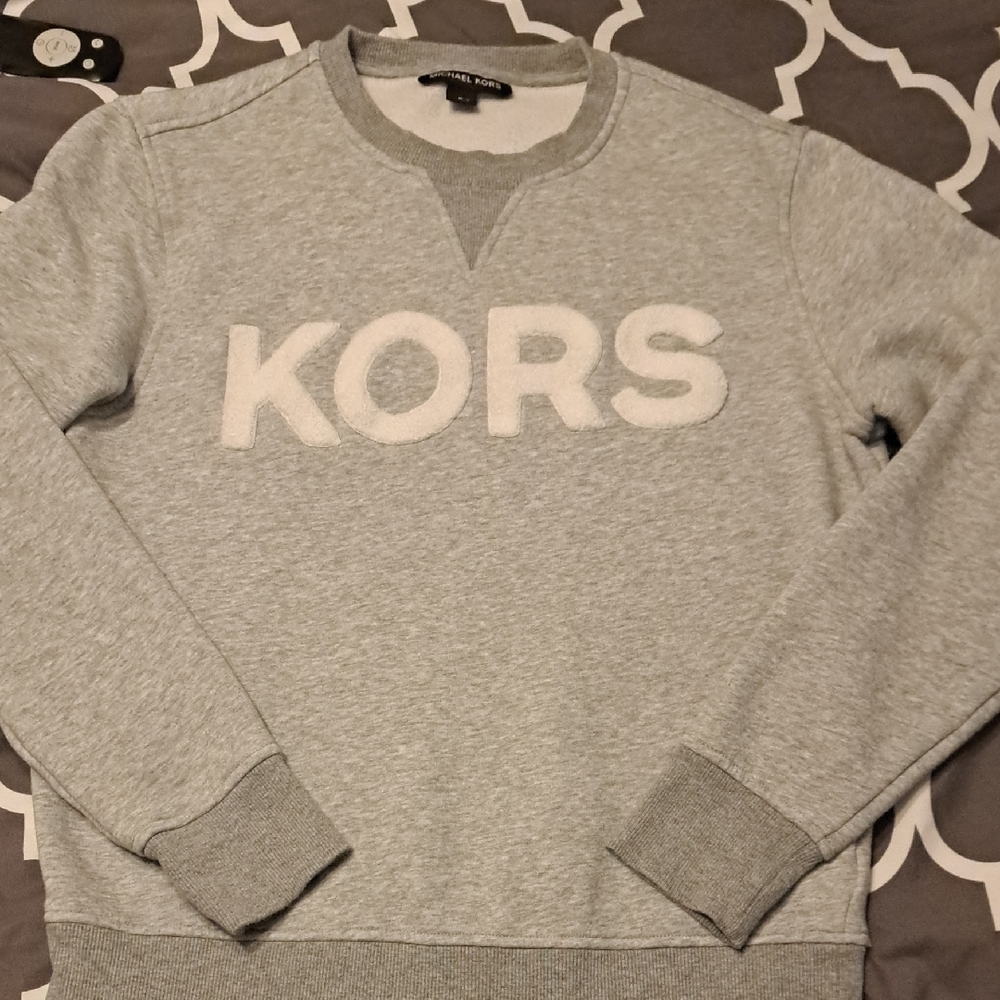 Michael Kors Light Gray Crewneck Sweater Unisex